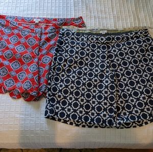 Crown and Ivy shorts 2 pairs 18W